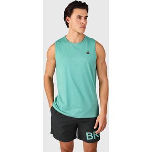Brunotti Malaku-Slub Heren Singlet | Flesgroen - S