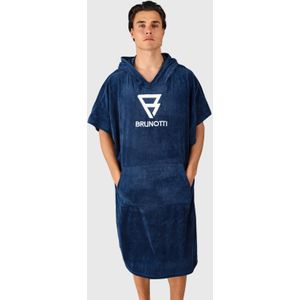 Brunotti - Poncho-Solid - Poncho - Blauw - Polyester/Polyamide