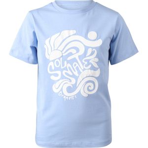 Brunotti - Freya - T-Shirt - Bluebell - 100% Katoen, Regular Fit, Ademend, Duurzaam
