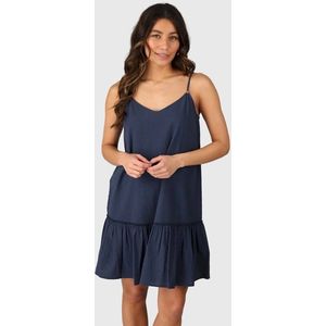 Brunotti - Nami - Jurk - Indigo Blue - 100% Viscose - Losse Pasvorm