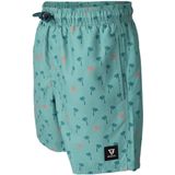 Brunotti - Cestery Mini - Zwembroek - Mini Palm Aqua Bottle Green - 100% Gerecycled Polyester