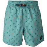 Brunotti - Cestery Mini - Zwembroek - Mini Palm Aqua Bottle Green - 100% Gerecycled Polyester