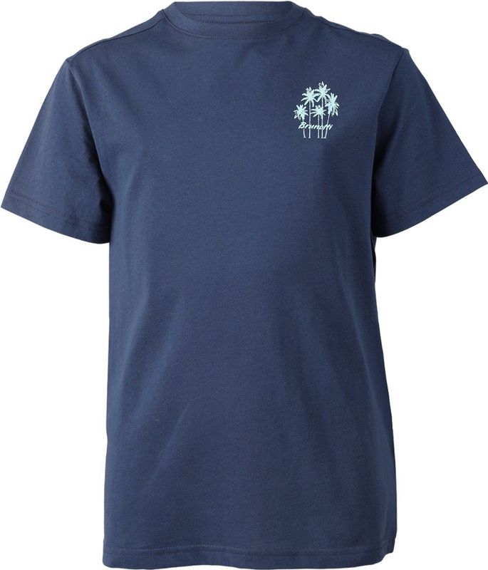 Brunotti - Mikry - T-Shirt - Night Blue - 100% Katoen - Regular Fit