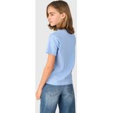 Brunotti - Freya - T-Shirt - Bluebell - 100% Katoen, Regular Fit, Ademend, Duurzaam