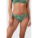 Bikinibroekje - Groen - Zachte Stof - Tweekleurige Bladprint