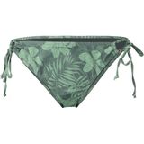 Bikinibroekje - Groen - Zachte Stof - Tweekleurige Bladprint