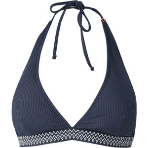 Brunotti Bell-Rib Vrouwen Bikini Halter Top | Indigo Blue - 42