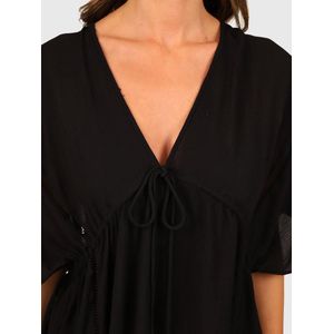 Brunotti - Tunya - Tuniek - Zwart - 100% Viscose - Losse Pasvorm