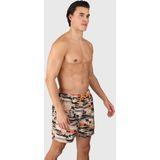 Brunotti - Cester AO - Zwembroek - Sunset Palm Ginger - 100% Gerecycled Polyester