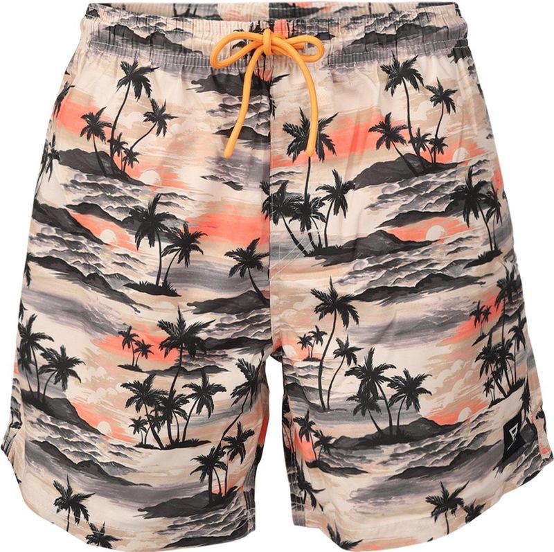 Brunotti - Cester AO - Zwembroek - Sunset Palm Ginger - 100% Gerecycled Polyester