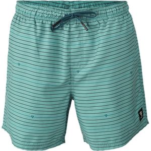 Brunotti - Cester Stripe - Zwembroek - Icon Stripe Aqua Bottle Green