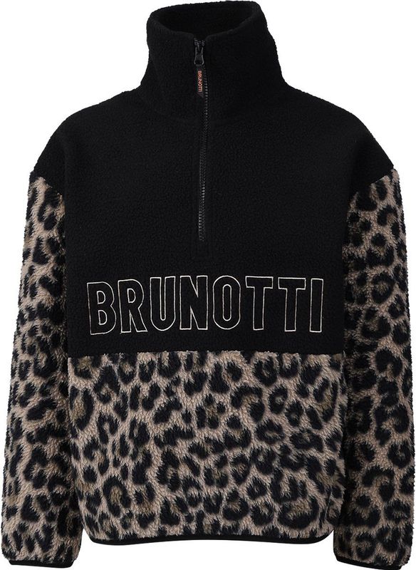 Brunotti - Girls Chiny Print - Fleece Trui - Wild Thing - Fungi