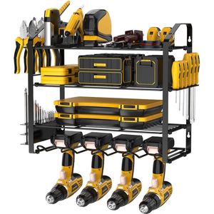 Elektrisch Gereedschaprek - Hoogwaardige Wandorganizer voor Garagegereedschap en Boorhouder