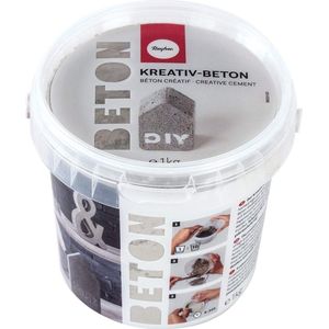 DIY Betonmix - 1 kg voor Artistieke Betonprojecten, Handgemaakte Decoratieve Betonnen Creations, Gemengd Beton voor Creatieve Ambachten - 1 kg