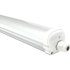 HOFTRONIC S Series - LED TL armatuur 120cm - IP65 waterdicht - 6500K Daglicht wit licht - 36W 4800 Lumen - Koppelbaar - Tri-Proof plafondverlichting