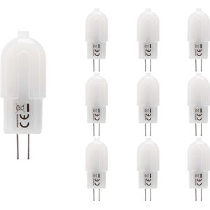 10 Pack - G4 LED Lamp - 1.3 Watt - 120 Lumen - 6500K