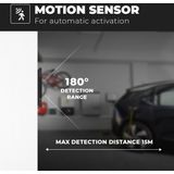 HOFTRONIC - Bewegingssensor - Microwave - 15 Meter - Zwart