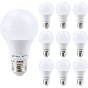 10x E27 LED Lamp - 8,5 Watt 806 lumen - 2700K Warm wit licht - Grote fitting - Vervangt 60 Watt