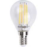 10x E14 LED Filament - 4 Watt 470 lumen - 2700K warm wit licht - kleine fitting - Vervangt 40 Watt - P45 vorm