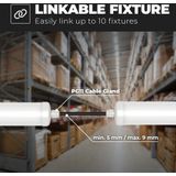 HOFTRONIC S Series - LED TL Armaturen - 120cm - IP65 Waterdicht - 4000K Neutraal Wit Licht - Set van 6