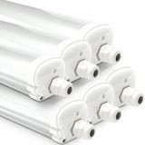 HOFTRONIC S Series - LED TL Armaturen - 120cm - IP65 Waterdicht - 4000K Neutraal Wit Licht - Set van 6