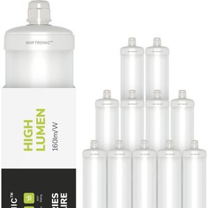 HOFTRONIC S Series - 12 Pak LED TL armatuur 150cm - IP65 waterdicht - 4000K Neutraal wit licht - 24W 3840 Lumen (160lm/W) - Koppelbaar - Tri-Proof plafondverlichting