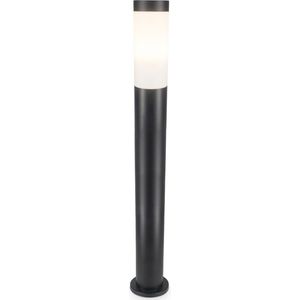 HOFTRONIC - Dally L - LED Tuinlamp 110cm - E27 Sokkellamp Zwart - IP44 Waterdicht - Tuinverlichting - Padverlichting - Tuinlantaarn - Staande buitenlamp