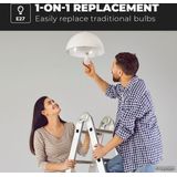 HOFTRONIC - MEGA Voordeelverpakking - 20x E27 LED Lamp warmwit - G45 Mini Globe - Grote Fitting - 4,8W 470 Lumen vervangt 40 Watt - 27000K Warm wit licht - E27 Spots