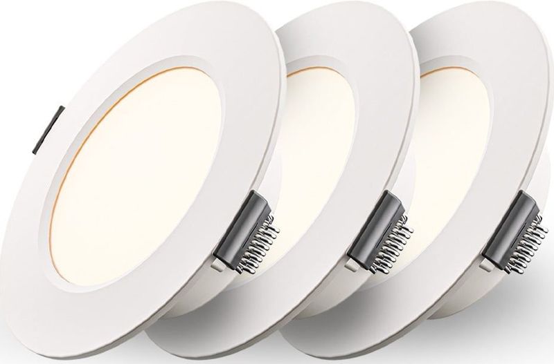HOFTRONIC - Georgia Set van 3 LED Inbouwspots - Wit - Rond - 6W 490lm - 2700K