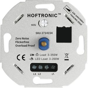 HOFTRONIC - LED-Dimmer - 3-200 Watt - Phasenabschnitt - Universal