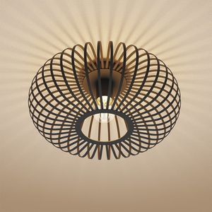 Cosmos - LED Plafondlamp - Dimbaar - E27 Fitting - Zwart
