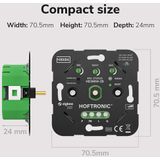 HOFTRONIC - HD300W - LED Dimmer - Smart WiFi - Inbouw - 0.5 - 300 Watt - Zigbee