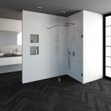 Tapo Creative inloopdouche met 30 zijwand 110 gunmetal