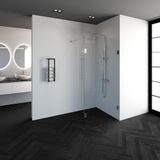 Tapo Creative inloopdouche met draaibare 30 zijwand 130 gunmetal