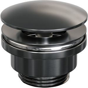 Brauer Gunmetal Edition Altijd Open Plug - Gunmetal Geborsteld PVD - Messing - 8720724503039 - Wastafels - Afvoerpluggen