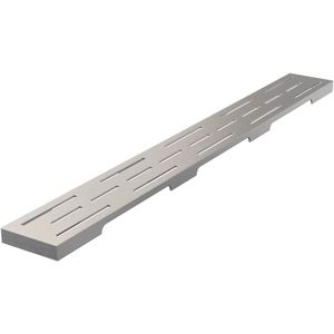 Brauer los standaard rooster 50cm RVS geborsteld