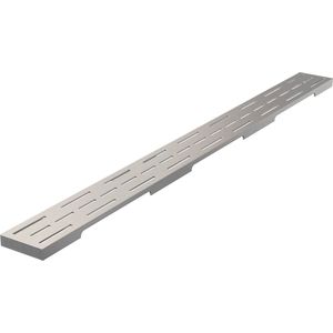Brauer los standaard rooster 70cm RVS geborsteld