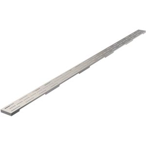 Brauer los standaard rooster 160cm RVS geborsteld