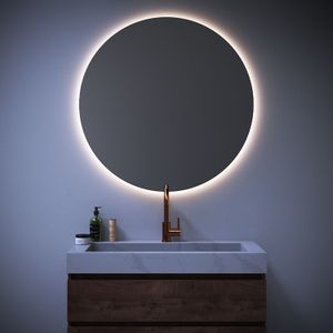Spiegel sanitop rond eclipse 100 cm incl led verlichting dimbaar