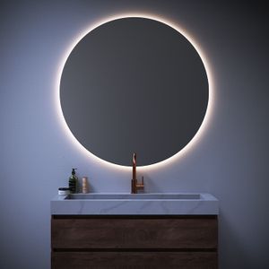 Spiegel sanitop rond eclipse 120 cm incl led verlichting dimbaar