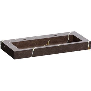 Wastafel Topa Artificial Marble 100 Copper Brown (2 krgt.)
