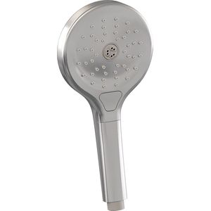 BRAUER Brushed Carving thermostatische inbouw badkraan - drukknoppen SET 04 - badvulcombinatie - 3 standen handdouche - doucheslang - wandaansluitbocht - RVS geborsteld PVD 5-NG-213