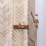 Brauer - Doucherek - Koper Geborsteld - 40x10cm