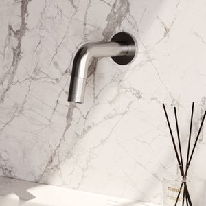 Inbouw fonteinkraan brauer brushed carving edition inkortbaar rvs geborsteld pvd