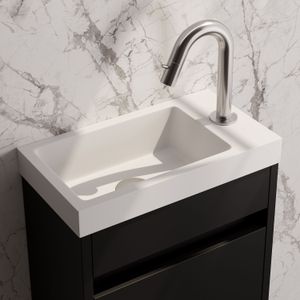 BRAUER Brushed Edition Fonteinkraan - opbouw - 12.1cm uitloop - RVS geborsteld 5-NG-320