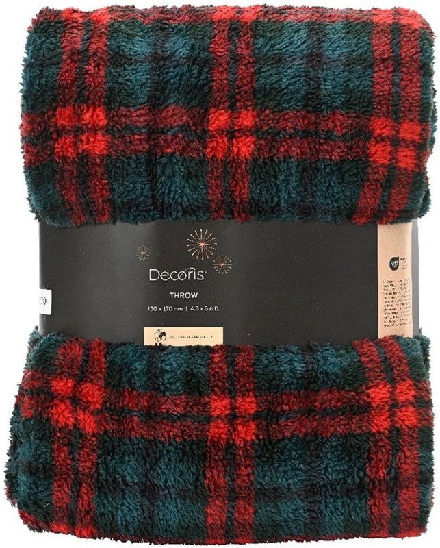 Decoris - Variant II - Polyester Sprei - Rood - 130x170 cm