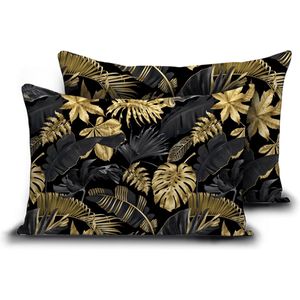 Zelesta Wonderbed Kussenslopen Golden Leaves - Kussenslopen 60 x 70 set van 2