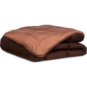 Zelesta - Easybed - Dekbed - Chocolade & Mokka - 140x200cm - Wasbaar Hoesloos Dekbed