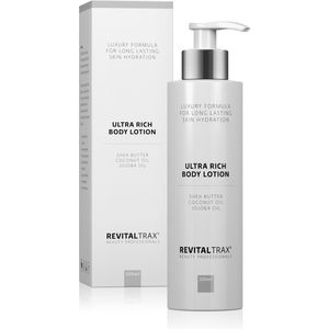 RevitalTrax® Ultra Rich Body Lotion - Shea Butter - Kokosolie - Jojoba Olie - Hyaluronzuur - Beschermend - Hydraterend - Droge Huid - Alle Huidtypen - Voor Vrouwen en Mannen