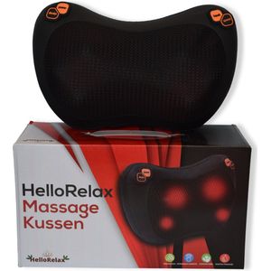 HelloRelax nekmassage apparaat met meerdere functies – Nekmassage apparaat – Massagekussen – Massage kussen nek en rug – Warmtefunctie met infrarood